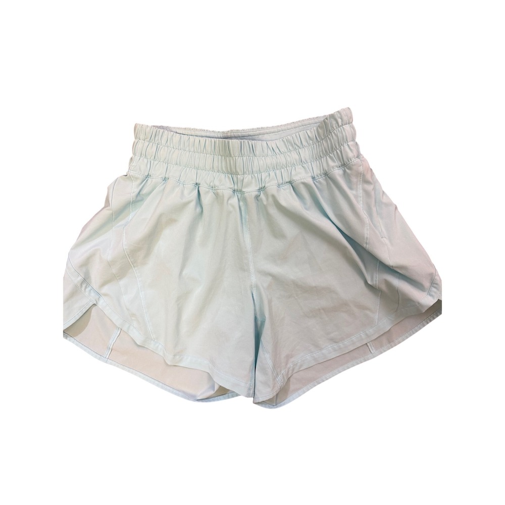 Lululemon Track That Short 5" Women Size 6 Light Blue